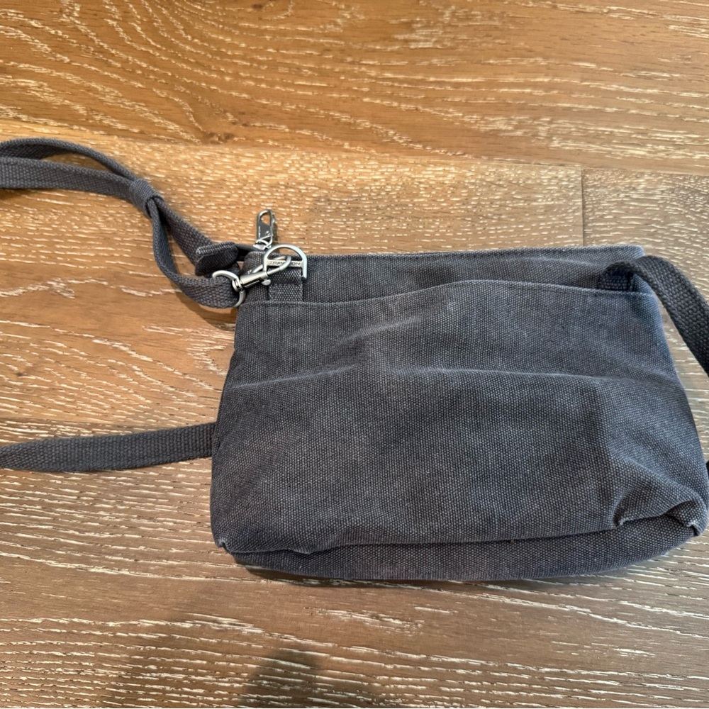 Travelon Gray Messenger Bag with Adjustable Strap - Picture 3 of 6